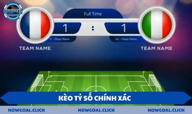 Kèo tỷ số chính xác